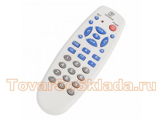 Пульт универсальный для телевизора  REXANT RX-188  совместим с большинством марок и моделей телевиз.