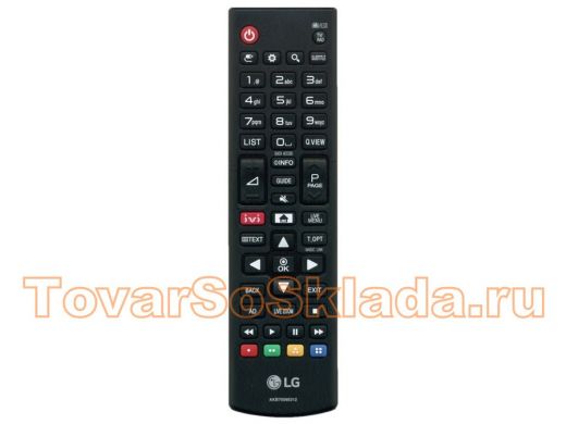 Телевиз. пульт  LG  AKB75095312 ic lcd tv с кнопкой 
