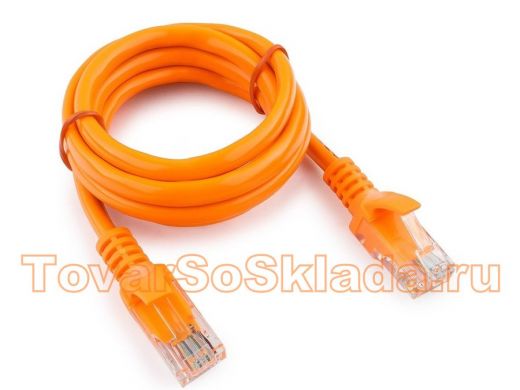 Патч-корд Cablexpert PP12-1M/O кат. 5e, 1м, UTP литой, многожильный (оранжевый) PP12-1M/O