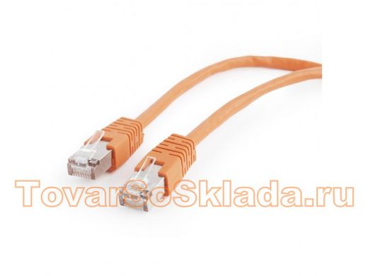 Патч-корд Cablexpert PP22-0.5M/O кат. 5e, 0.5м, FTP, литой, многожильный (оранжевый) PP22-0.5M/O