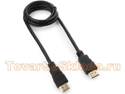 Шнур  HDMI / HDMI  1 м  Гарнизон GCC-HDMI-1M, v1.4, M/M, черный, пакет GCC-HDMI-1M