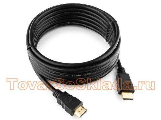 Шнур  HDMI / HDMI  4,5м  Cablexpert CC-HDMI4-15, v2.0, 19M/19M, черный, позол.разъемы, экран