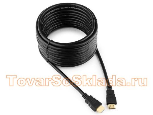 Шнур  HDMI / HDMI  7,5м  Cablexpert CC-HDMI4-7.5M, v2.0, 19M/19M, черный,позол.разъемы, экр