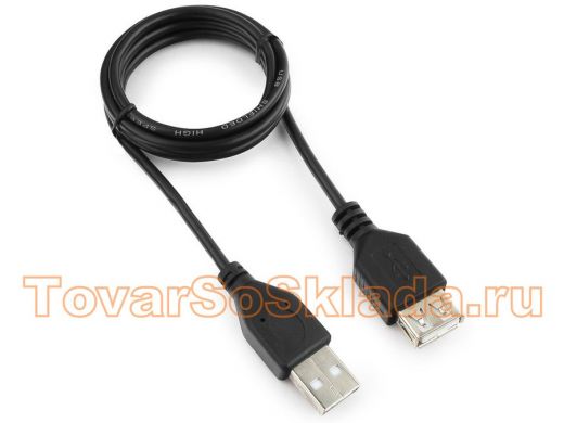 Кабель-удлинитель USB AM/AF  Гарнизон GCC-USB2-AMAF-1M, USB 2.0 , 1м, пакет