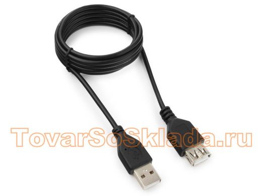 Кабель-удлинитель USB AM/AF  Гарнизон GCC-USB2-AMAF-1.8M,  USB 2.0, 1.8м, пакет