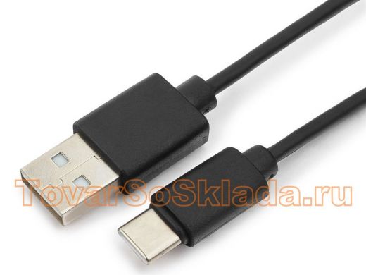Шнур USB / Type-C Гарнизон GCC-USB2-AMCM-1M, USB2.0 AM/ USB3.1 Type-C, 1м, пакет