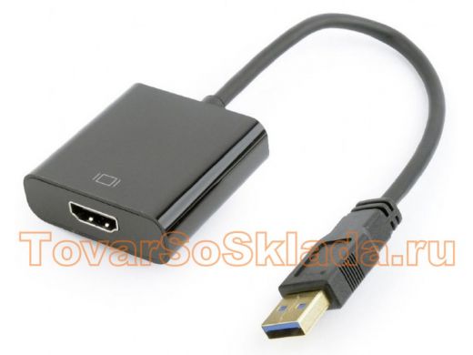 Видеоадаптер (конвертер) USB 3.0 --> HDMI Cablexpert A-USB3-HDMI-02 A-USB3-HDMI-02