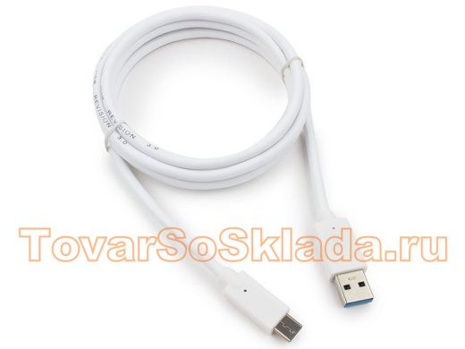 Шнур USB / Type-C Cablexpert CCP-USB3-AMCM-6-W, USB3.0 AM/USB Type-C, 1.8м, белый, пакет