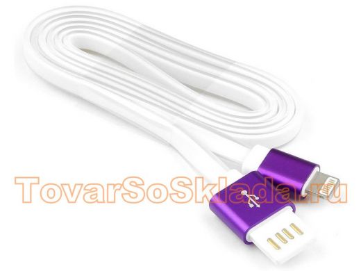 Шнур USB / Lightning (iPhone) Cablexpert CC-ApUSBp1m силиконовый шнур