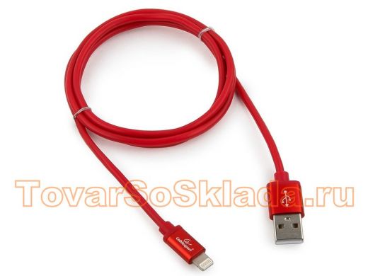Шнур USB / Lightning (iPhone) Cablexpert CC-S-APUSB01R-1M