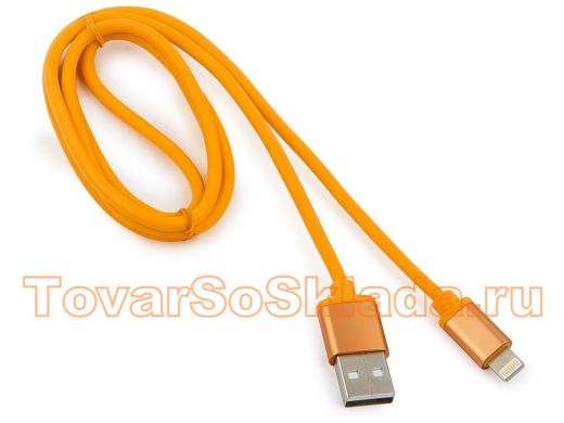 Шнур USB / Lightning (iPhone) Cablexpert CC-S-APUSB01O-1M оранжевый