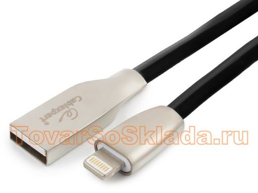 Шнур USB / Lightning (iPhone) Cablexpert CC-G-APUSB01Bk-0.5M чёрный