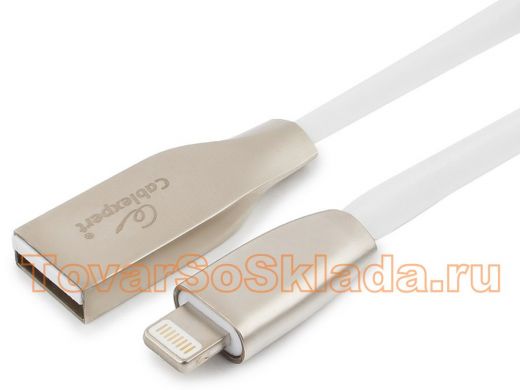 Шнур USB / Lightning (iPhone) Cablexpert CC-G-APUSB01W-1.8M белый