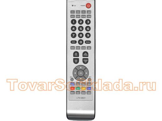 Телевиз. пульт ELENBERG LTV-2231/SUPRA STV-LC1995WL ic LTV-2631 как ориг. LCD TV (shivaki LCD-3262)