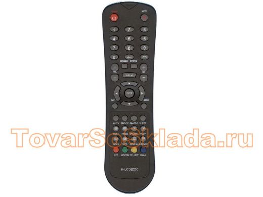 Телевиз. пульт HYUNDAI H-LCD2200 черный ic LCD TV H-LCD1509 (Braun)