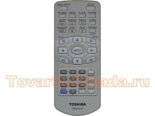 Телевиз. пульт  TOSHIBA  MEDR16UX ориг. PORTABL DVD+TV