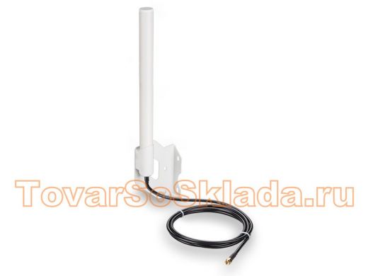 Антенна   6дБ 900 GSM,1800 4G,2100 3G,2600 4G,Wi-Fi  KC6-700/2700T белая широкополосная, 1хSMA-male