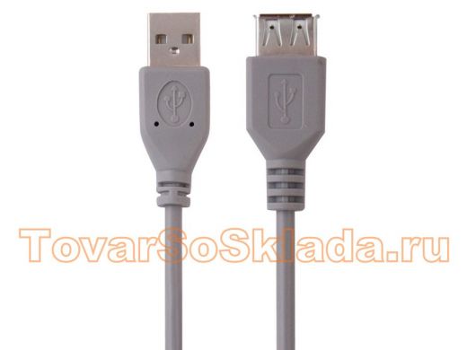 Кабель-удлинитель USB AM/AF  5,0м BW1419  USB2.0,  без ф/фильтра
