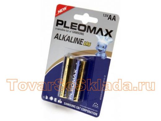Батарейка LR6  Samsung Pleomax BL-4 (4шт, в коробке: 40шт) (цена за 1 элемент)