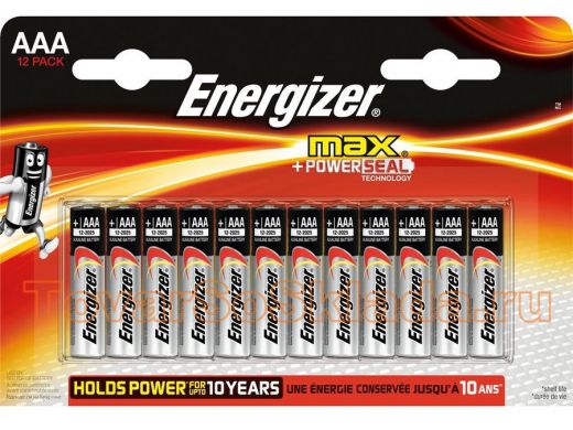 Батарейка LR03  Energizer Max  BL-12