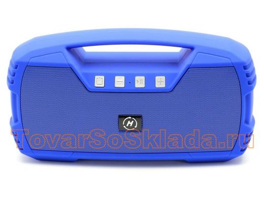 Колонка Bluetooth  H8, Bluetooth+MicroSD+USB, синяя