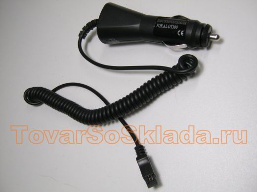 Зарядное устройство телефона (авто) Alkatel OT300