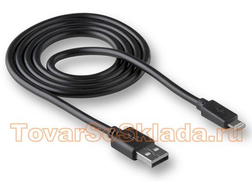 Шнур USB / Lightning Walker С110, зип-пакет, чёрный