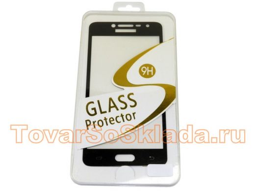 Стекло защитное Honor 9, Full Glass - Base G, чёрное