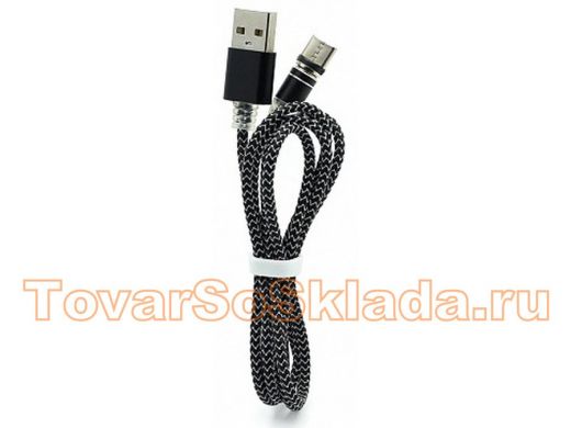 Шнур USB / Type-C YLF-001, магнитный, тех.пак, чёрный
