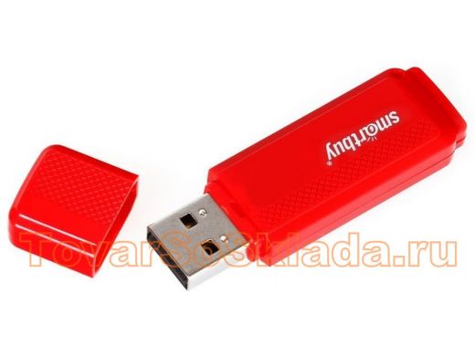 Накопитель USB  32GB  Smartbuy  Dock Red