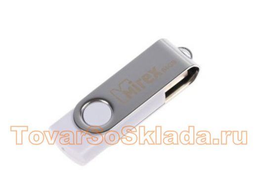 Накопитель USB  64GB  Mirex  Swivel White