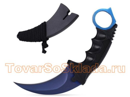 Нож Патриот PT-TRK14 (CS-213) (Керамбит, синий)