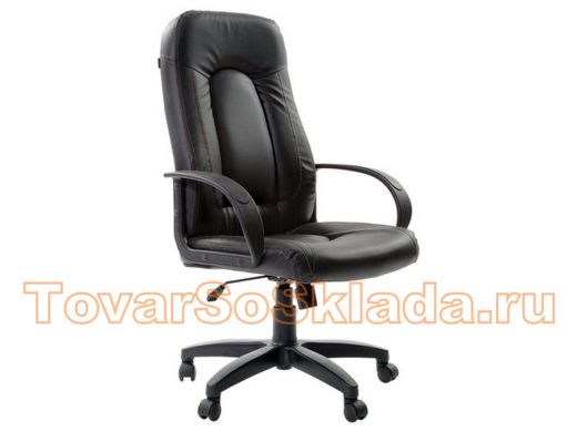 Кресло офисное BRABIX Strike EX-525, экокожа черная