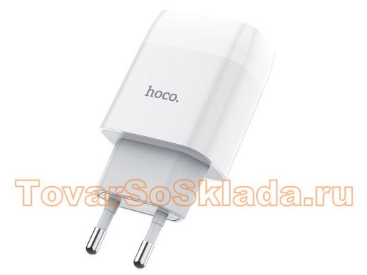 .Зарядное устройство с 2-мя USB  HOCO C73A  (5B, 2400mA)