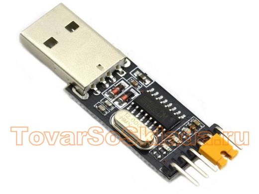 Преобразователь USB  UART на CH340, USB 2,2, 6pin