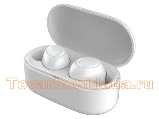 Bluetooth наушники с микрофоном (гарнитура)  Орбита OT-TWS4 Белый наушники - гарнитура (bluetooth)