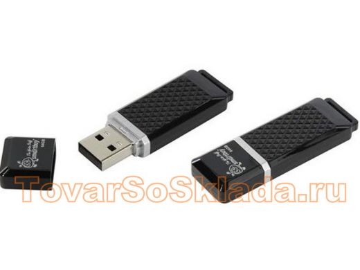 Накопитель USB  16GB  Smartbuy Quartz Black