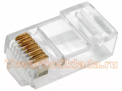 8P8C (RJ-45) для витой пары штекер (male)