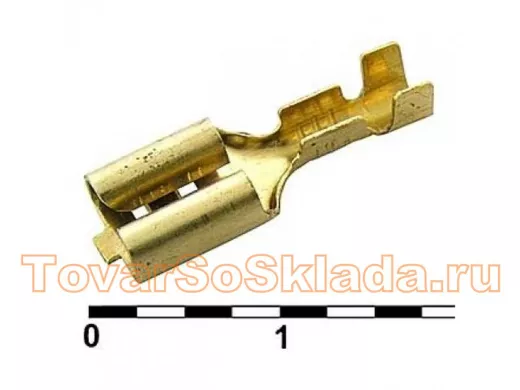 Клеммы ножевые  плоские неизолированные