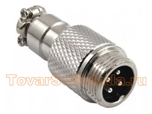 Разъёмы MIC12, 16 (GX12, 16) цилиндрические малогабаритные