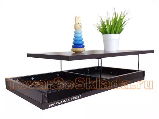 . Полки  скрытого крепления с тайником 