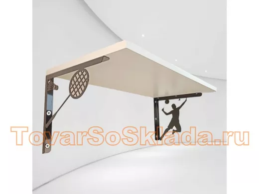 . Полки дизайнерские спортивные БАДМИНТОН