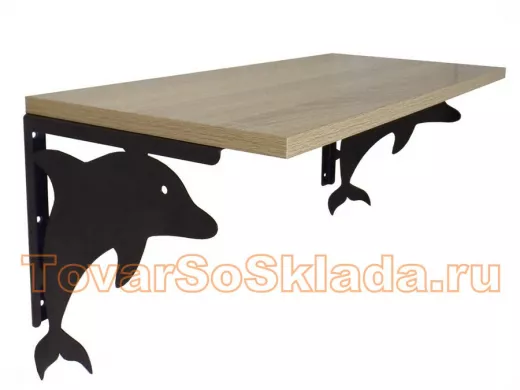 . Полки дизайнерские ДЕЛЬФИНЫ