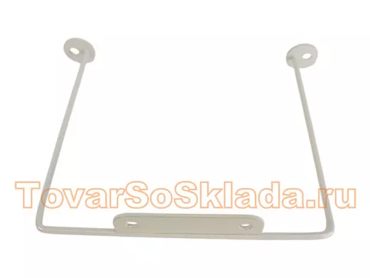 Серые П-образные кронштейны для подвесных полок.