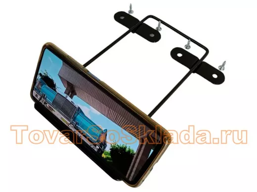 Держатели смартфонов из стали подвесные под полку, выдвижные