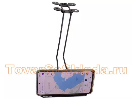 Держатели смартфонов из стали подвесные под полку или шкаф наклонные