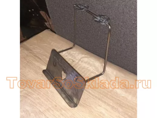 Держатели смартфонов из стали подвесные под полку или шкаф прямые