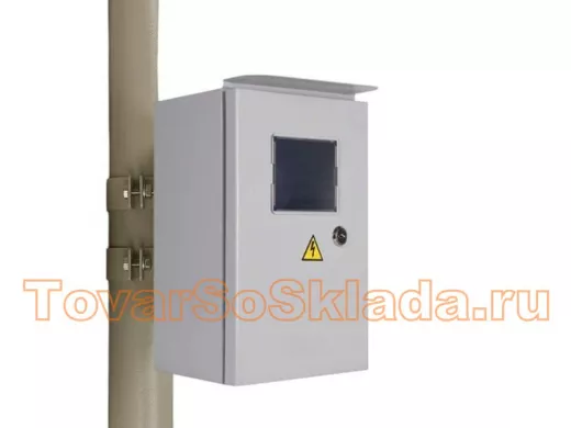 . Для коробок и гермобоксов. Кронштейны на трубу диаметром 50мм. Квадратные 150х150 мм.