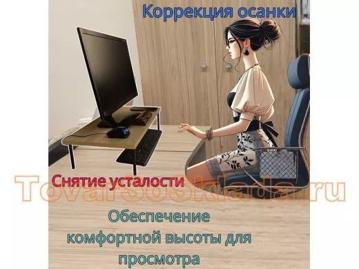. Подставка под монитор на стол