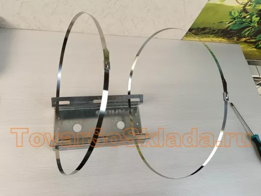 .  Для видеокамер. Кронштейны на столб  одноместные  оцинкованные 